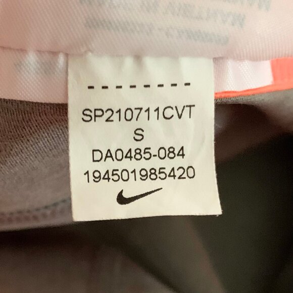 EUC Nike Pro 3 inch Training Shorts, Size Small, Grey/Orange - Picture 5 of 9